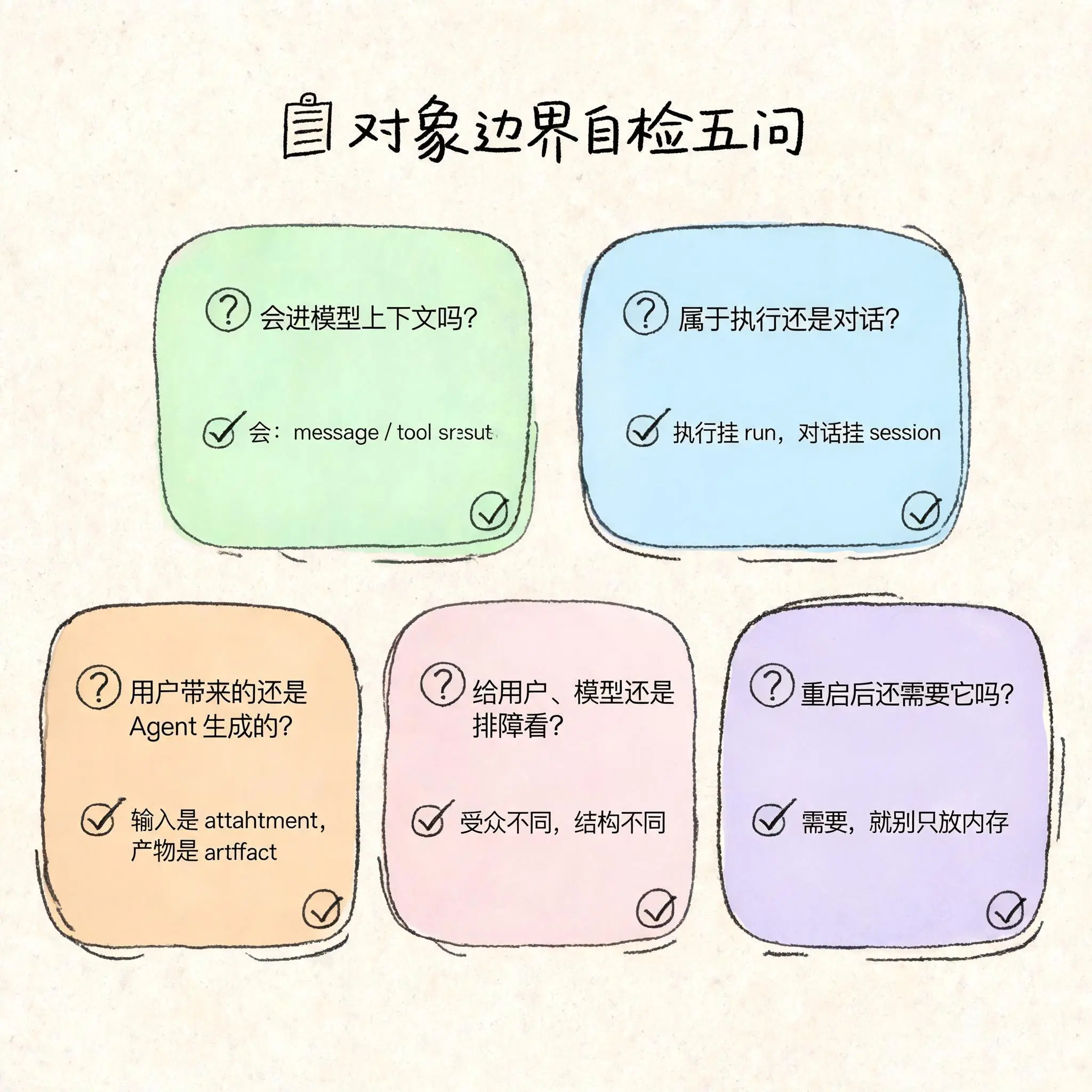 对象边界自检五问
