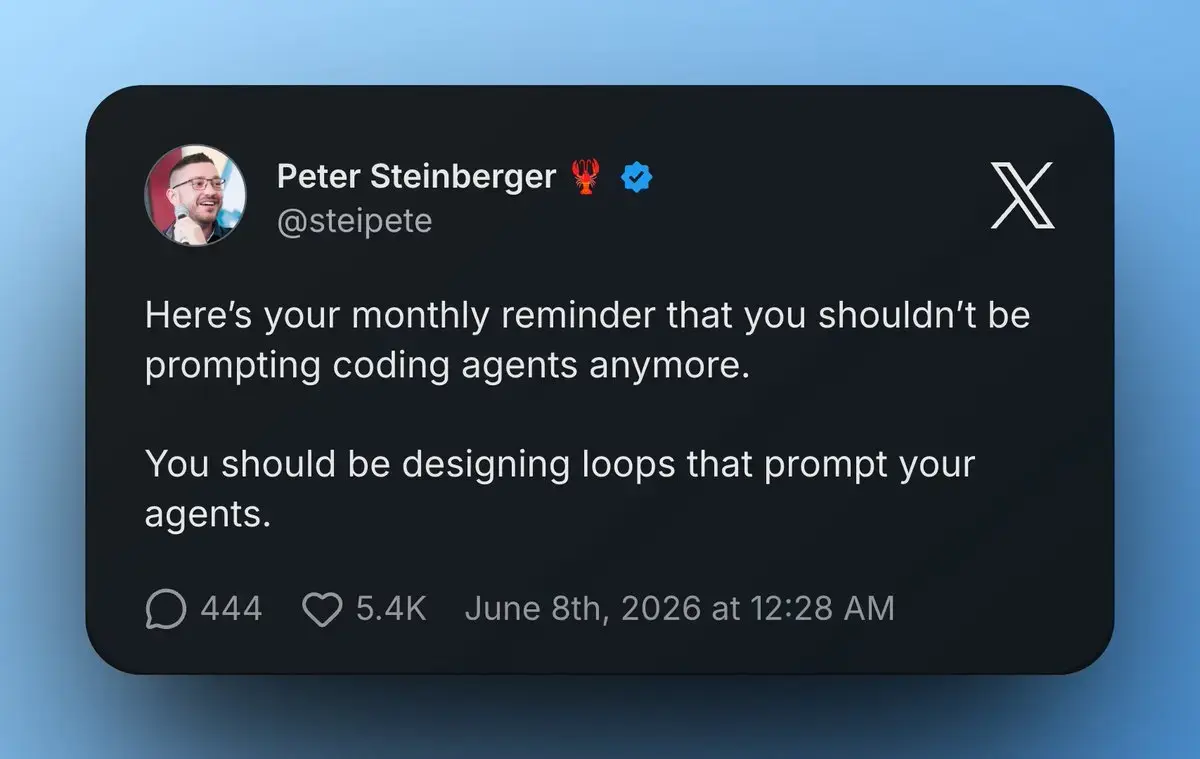 Loop Engineering:别再提示 Agent 了,设计让它自己转起来_rewritten-1782232168614.webp